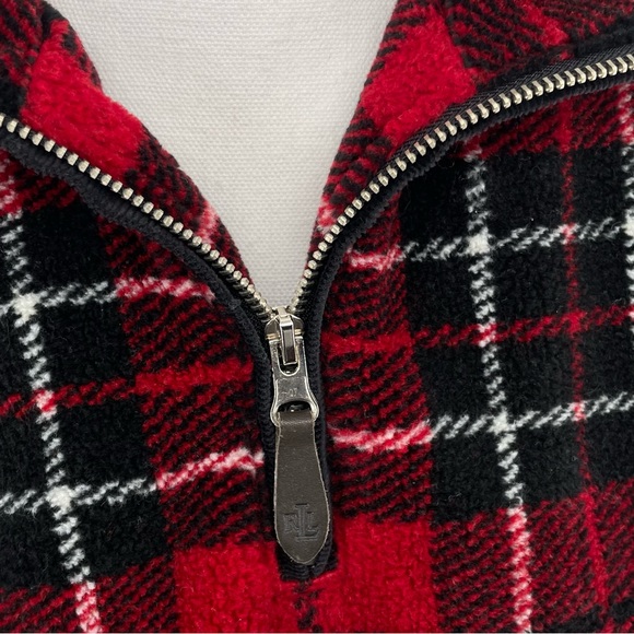 Lauren Ralph Lauren Fleece Quarter Zip - Picture 4 of 5
